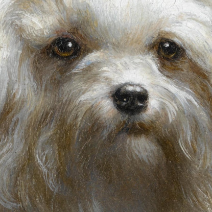 Il Fiocco Blu Carl Reichert crc51 quadro stampato su tela