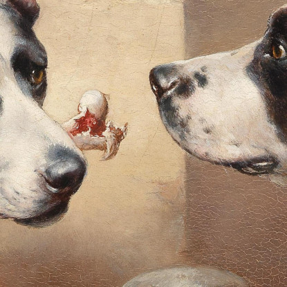 Il Premio In Pericolo Carl Reichert crc53 quadro stampato su tela
