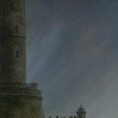 Una Tempesta Su Una Costa Mediterranea Claude-Joseph Vernet cjv12 quadro stampato su tela