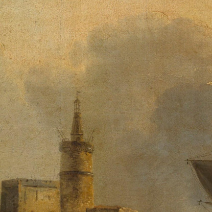 Napoli Claude-Joseph Vernet cjv22 quadro stampato su tela