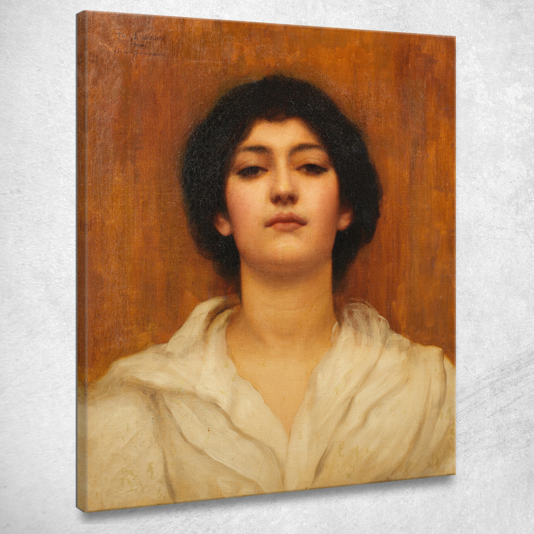 Una Bellezza John William Godward jwg1 quadro stampato su tela Una Bellezza John William Godward jwg1 quadro stampato su tela