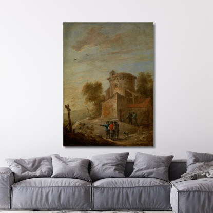 Pomeriggio David Teniers The Younger dty19 quadro stampato su tela