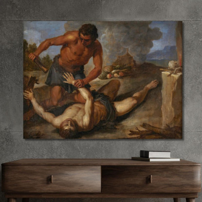 Caino Uccide Abele David Teniers The Younger dty32 quadro stampato su tela