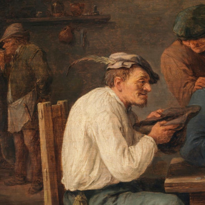 Gioco Dell’Hustle-Cap David Teniers The Younger dty43 quadro stampato su tela