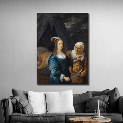 Giuditta Con La Testa Di Oloferne David Teniers The Younger dty46 quadro stampato su tela