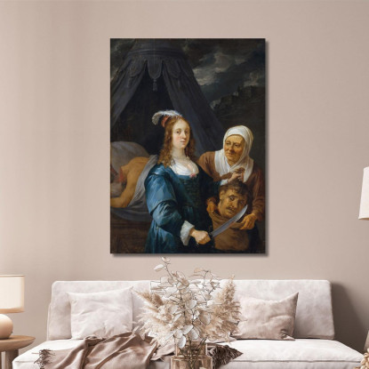 Giuditta Con La Testa Di Oloferne David Teniers The Younger dty46 quadro stampato su tela