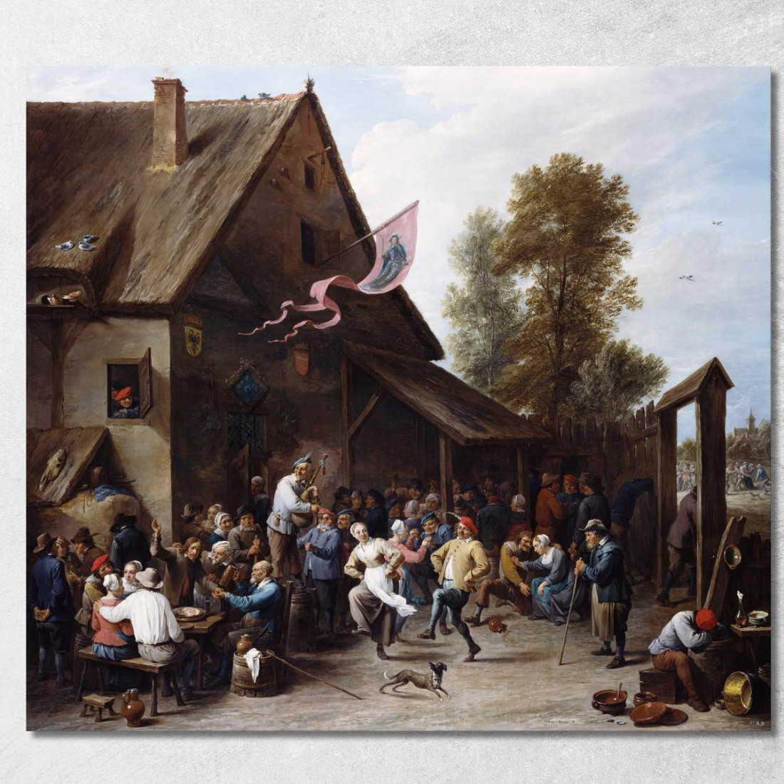 Festa Di San Giorgio David Teniers The Younger dty47 quadro stampato su tela Festa Di San Giorgio David Teniers The Younger dty47 quadro stampato su tela