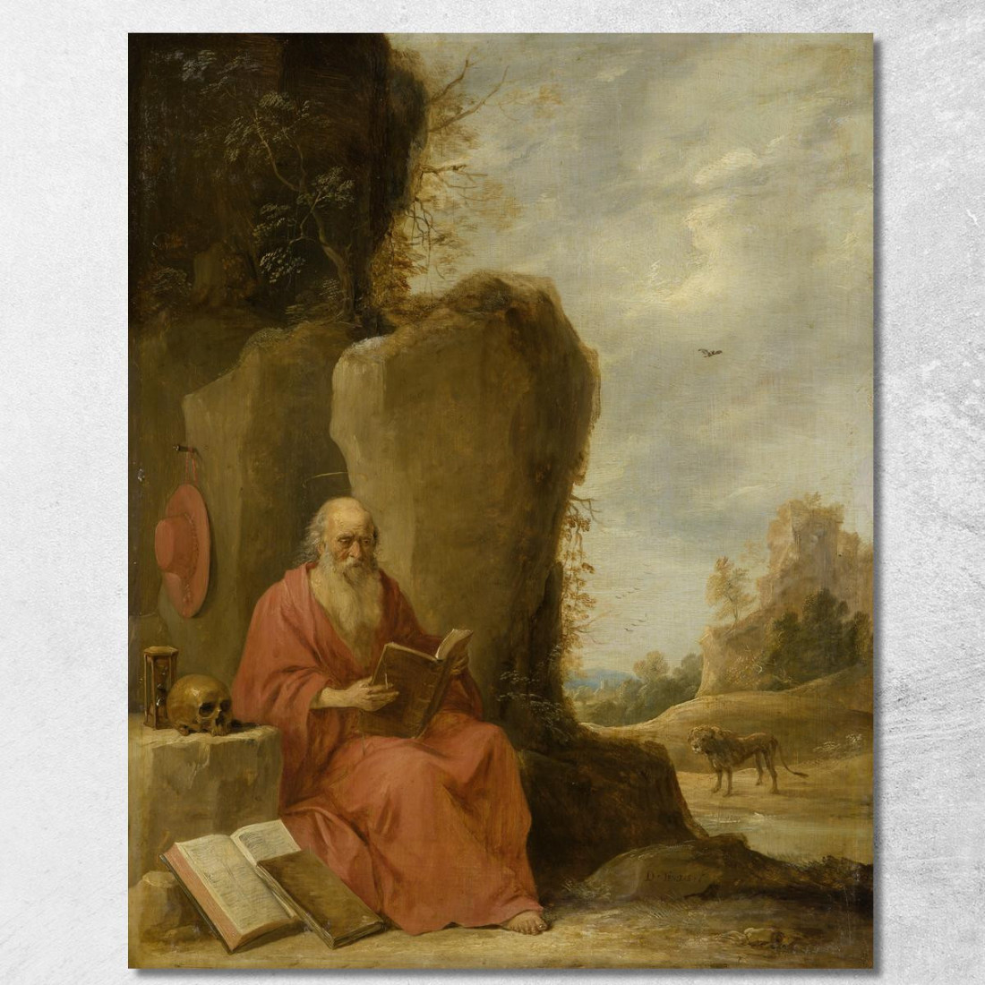San Girolamo Nel Deserto David Teniers The Younger dty80 quadro stampato su tela San Girolamo Nel Deserto David Teniers The Younger dty80 quadro stampato su tela
