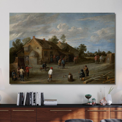 Gli Arcieri David Teniers The Younger dty86 quadro stampato su tela