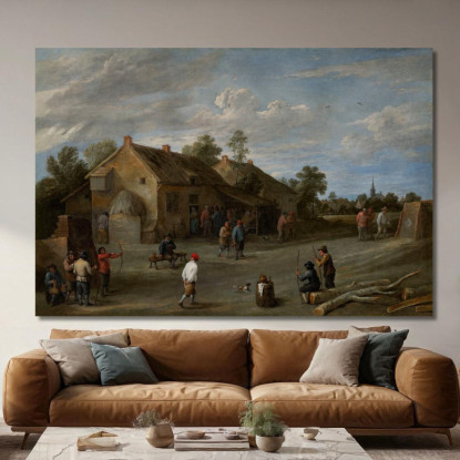 Gli Arcieri David Teniers The Younger dty86 quadro stampato su tela