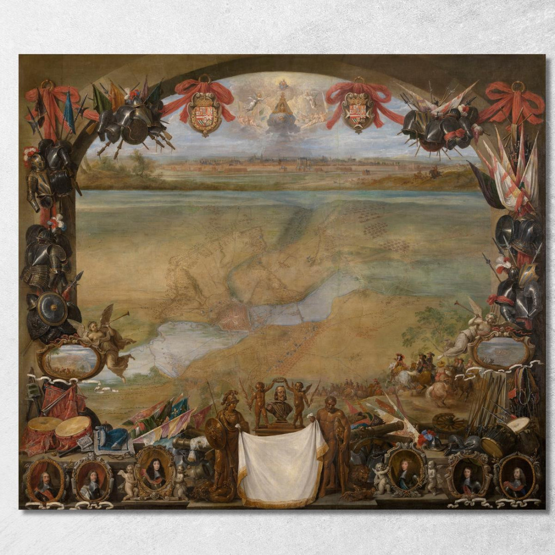 La Città Di Valenciennes David Teniers The Younger dty89 quadro stampato su tela La Città Di Valenciennes David Teniers The Younger dty89 quadro stampato su tela