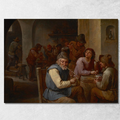 La Locanda Di Campagna David Teniers The Younger dty91 quadro stampato su tela