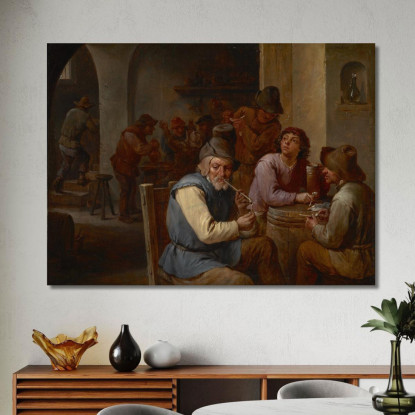 La Locanda Di Campagna David Teniers The Younger dty91 quadro stampato su tela