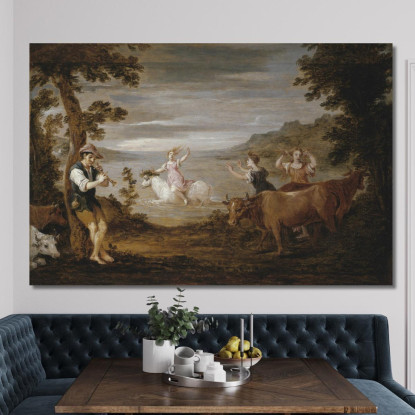 Il Ratto Di Europa 2 David Teniers The Younger dty101 quadro stampato su tela