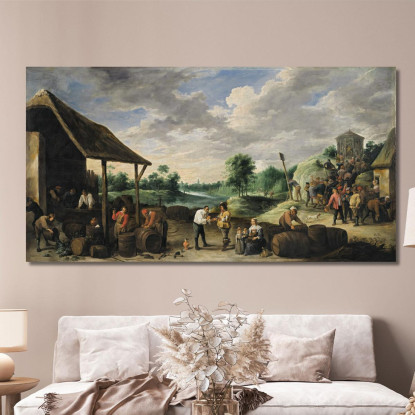 La Vendemmia David Teniers The Younger dty110 quadro stampato su tela