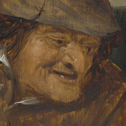 Due Contadini Con Un Bicchiere Di Vino David Teniers The Younger dty111 quadro stampato su tela
