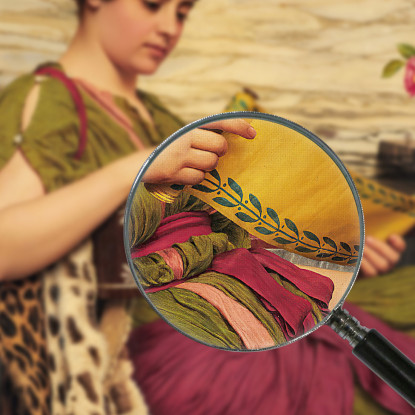 Un'Edizione Di Lusso John William Godward jwg16 quadro stampato su tela