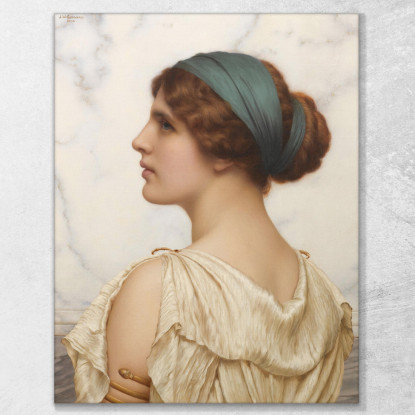 Atalanta John William Godward jwg20 quadro stampato su tela