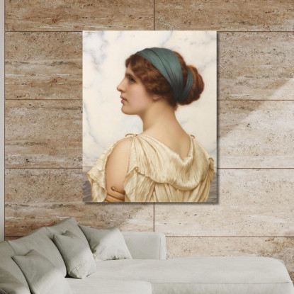 Atalanta John William Godward jwg20 quadro stampato su tela