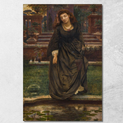 Attento Non Fidarti Di Lei Ti Sta Ingannando Edward John Poynter ejp6 quadro stampato su tela