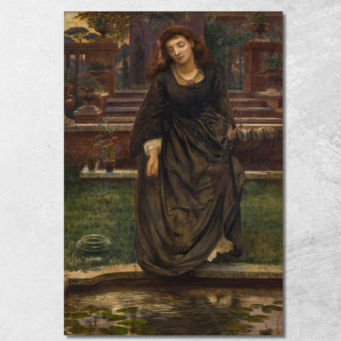 Attento Non Fidarti Di Lei Ti Sta Ingannando Edward John Poynter ejp6 quadro stampato su tela Attento Non Fidarti Di Lei Ti Sta Ingannando Edward John Poynter ejp6 quadro stampato su tela