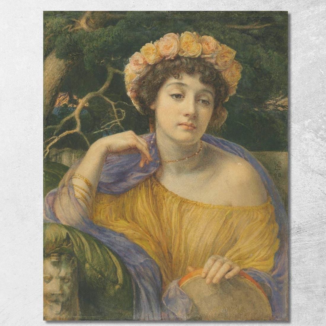 La Danzatrice Edward John Poynter ejp23 quadro stampato su tela La Danzatrice Edward John Poynter ejp23 quadro stampato su tela