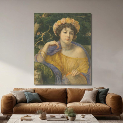 La Danzatrice Edward John Poynter ejp23 quadro stampato su tela