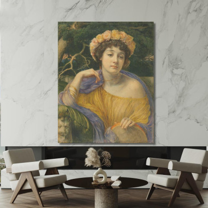 La Danzatrice Edward John Poynter ejp23 quadro stampato su tela