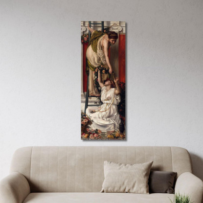 Il Festival Edward John Poynter ejp24 quadro stampato su tela