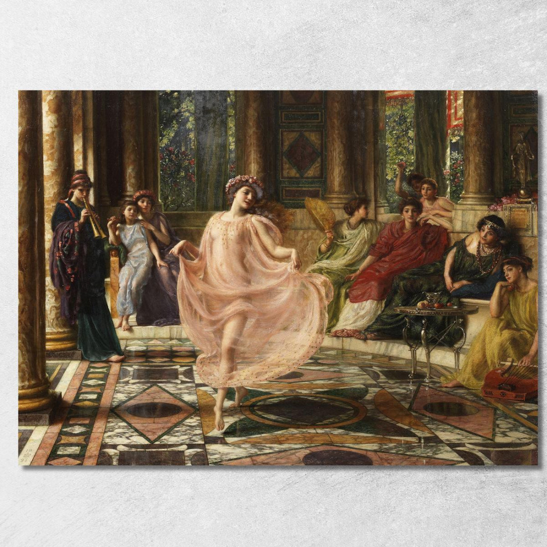 La Danza Ionica Edward John Poynter ejp26 quadro stampato su tela La Danza Ionica Edward John Poynter ejp26 quadro stampato su tela
