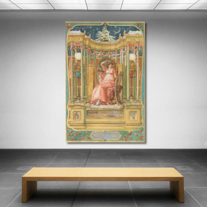 Ciliegie D'Inverno Edward John Poynter ejp31 quadro stampato su tela