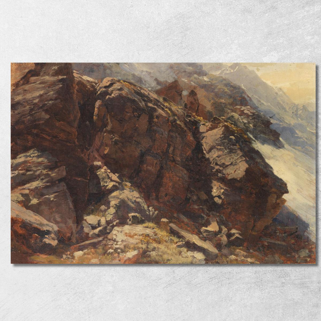 Studio Di Alta Montagna Edward Theodore Compton etc33 quadro stampato su tela Studio Di Alta Montagna Edward Theodore Compton etc33 quadro stampato su tela