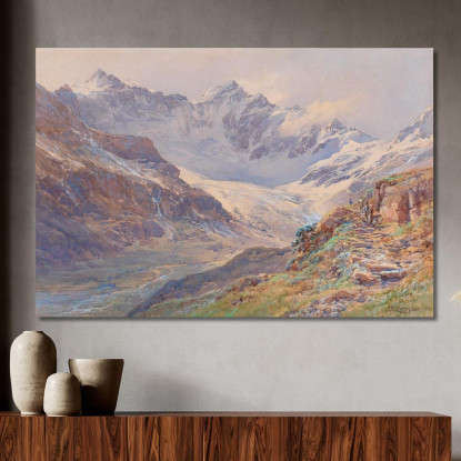 Ödenwinklkees Con Il Johannisberg Edward Theodore Compton etc60 quadro stampato su tela