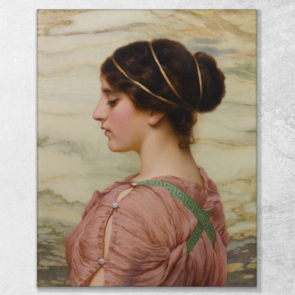 Marcella John William Godward jwg48 quadro stampato su tela