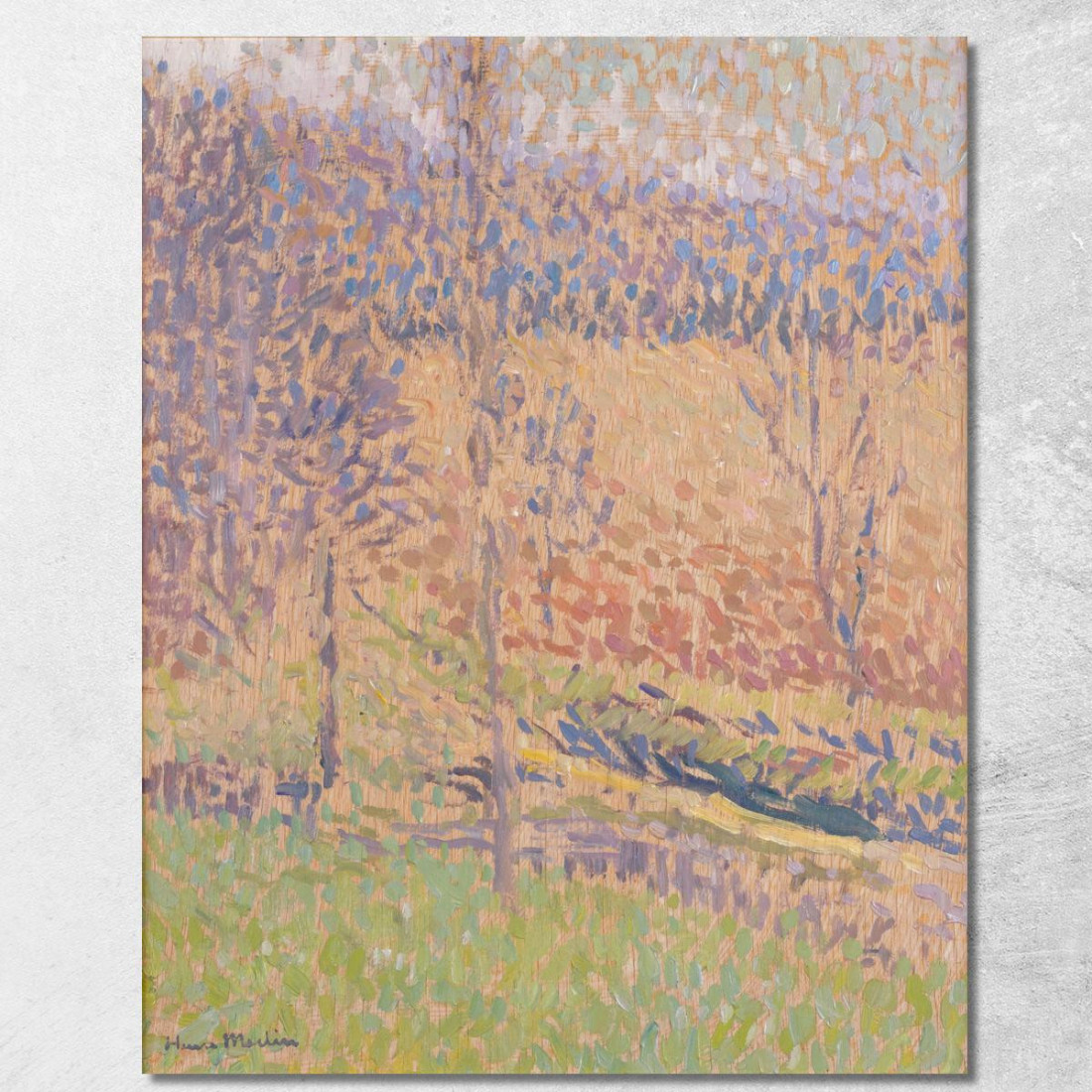 Nella Nebbia Henri Martin hmt23 quadro stampato su tela Nella Nebbia Henri Martin hmt23 quadro stampato su tela