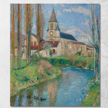 La Chiesa Di Labastide-Du-Vert Henri Martin hmt61 quadro stampato su tela