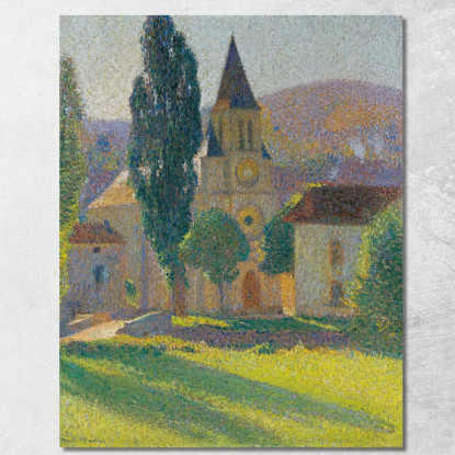 La Chiesa Di Labastide-Du-Vert Henri Martin hmt62 quadro stampato su tela