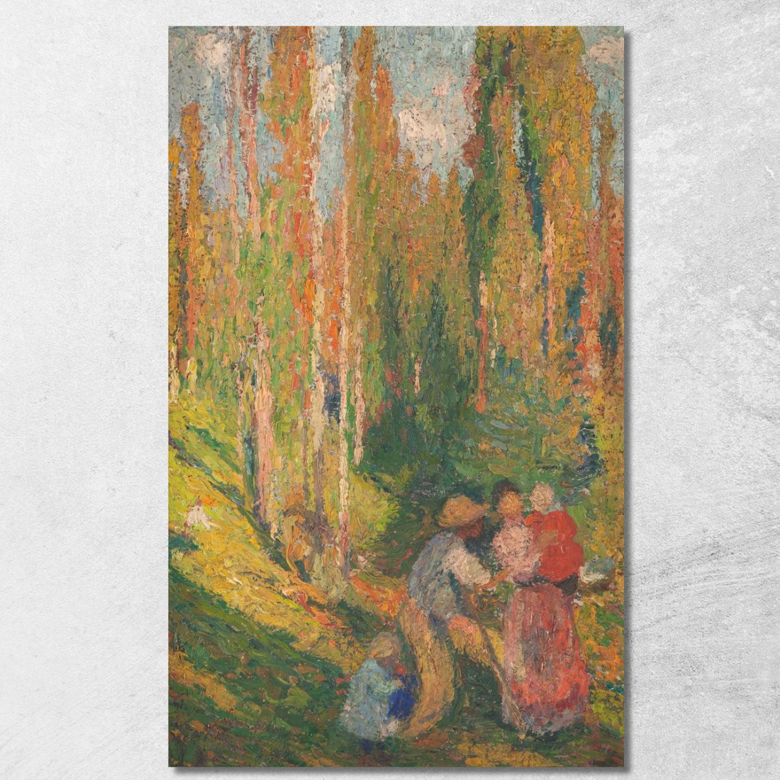 L'Estate - Scena Campestre Henri Martin hmt65 quadro stampato su tela L'Estate - Scena Campestre Henri Martin hmt65 quadro stampato su tela
