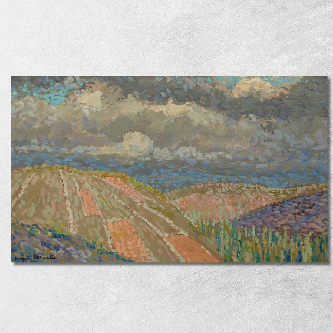 Studio Del Causse Del Lot Henri Martin hmt89 quadro stampato su tela Studio Del Causse Del Lot Henri Martin hmt89 quadro stampato su tela