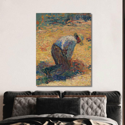 Studio Per La Moisson 2 Henri Martin hmt90 quadro stampato su tela