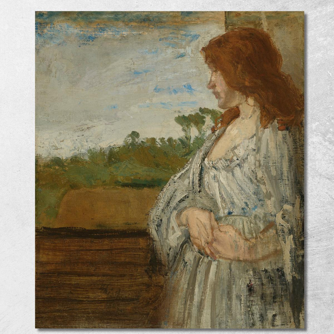 Una Nota Bianca James Abbott McNeill Whistler jam3 quadro stampato su tela Una Nota Bianca James Abbott McNeill Whistler jam3 quadro stampato su tela