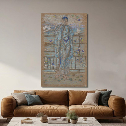 Gloria Mattutina James Abbott McNeill Whistler jam62 quadro stampato su tela