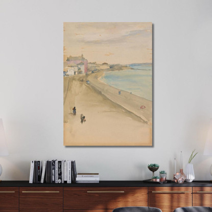 St. Ives Cornovaglia James Abbott McNeill Whistler jam100 quadro stampato su tela
