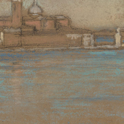 La Chiesa Di San Giorgio Maggiore James Abbott McNeill Whistler jam117 quadro stampato su tela