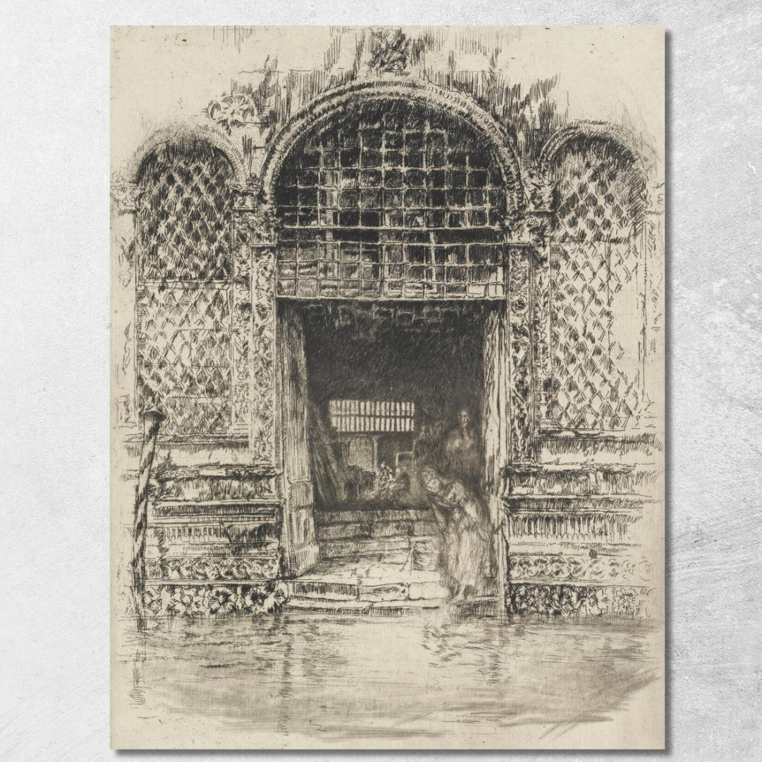 La Porta 2 James Abbott McNeill Whistler jam118 quadro stampato su tela La Porta 2 James Abbott McNeill Whistler jam118 quadro stampato su tela