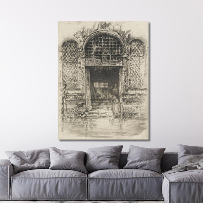 La Porta 2 James Abbott McNeill Whistler jam118 quadro stampato su tela