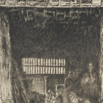 La Porta 2 James Abbott McNeill Whistler jam118 quadro stampato su tela