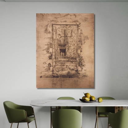 Il Giardino James Abbott McNeill Whistler jam120 quadro stampato su tela