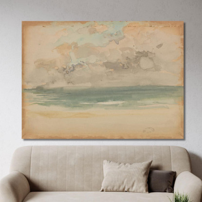 L'Onda Oceanica James Abbott McNeill Whistler jam128 quadro stampato su tela