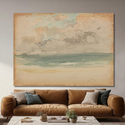 L'Onda Oceanica James Abbott McNeill Whistler jam128 quadro stampato su tela